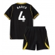 Chelsea Valentin Barco #4 Replike Gostujuci Dres za djecu 2026-27 Kratak Rukav (+ Kratke hlače)